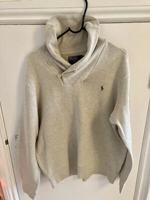 £10.99 • Buy Ralph Lauren Polo Mens Shawl Collar Jumper Size Large