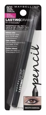 Maybelline New York Lasting Drama Waterproof Gel Pencil Smooth Charcoal # 602 • $5.99