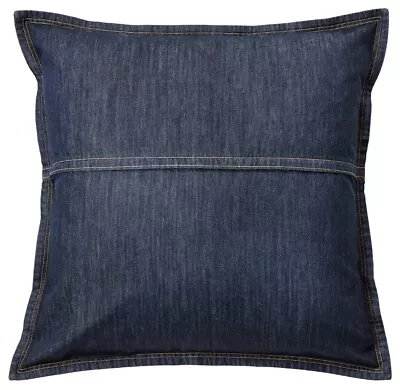 £12.95 • Buy IKEA Sissil Denim Blue Cushion Cover 65 X 65cm 604.326.85 Jeans Fabric BRAND NEW