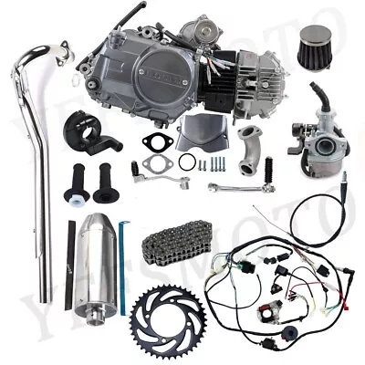 Lifan 125cc Semi Auto Electric Start Engine Motor 4-Speed For Honda CT110 CRF70F • $599.12