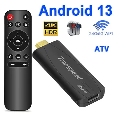 TV Stick Android 13 ATV 2.4G 5G Dual WiFi Smart 4K 3D TV Box Media Player • $26.02