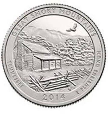 $1.79 • Buy 2014 D Great Smoky Mountains National Park Quarter - Brilliant Uncirculated