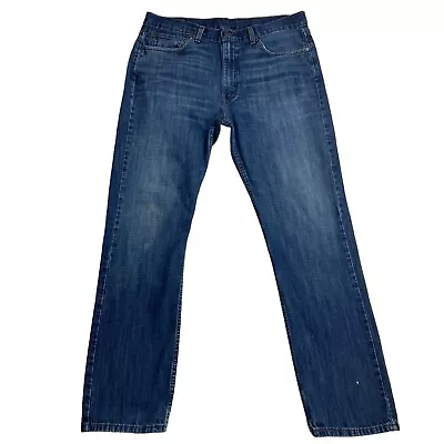 Levi's 514 Straight Fit Jeans Mens 36x32 Blue Denim • $18