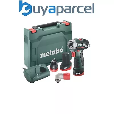 Metabo 601749590 PowerMaxx BS BL Q Brushless Drill/Screwdriver 12V 2 X 2.0Ah Li- • £129.48