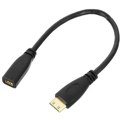 Type D Micro HDMI V1.4 Socket Female To Type C Mini HDMI Male Adapter Cable Cord • $5.49