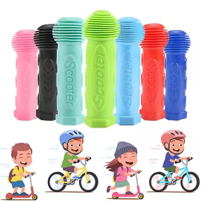 2x SCOOTER HANDLE T-BAR GRIPS SUITABLE FOR MINI Or MAXI MICRO HANDLEBAR • £4.99