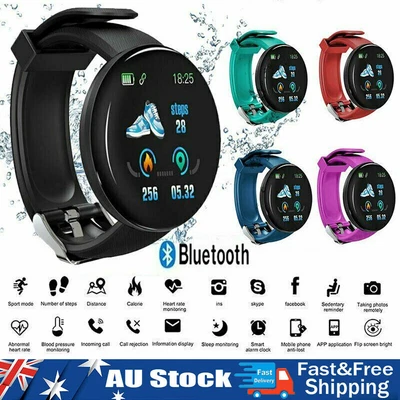 $14.39 • Buy Smart Watch Sports Bracelet Heart Rate Monitor Blood Pressure Fitness Tracker