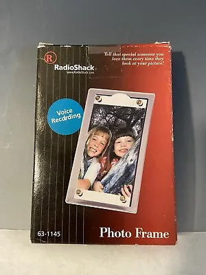 Vintage Radio Shack Voice Recording Photo Frame (Holds 2x3 Photo) • $11.99