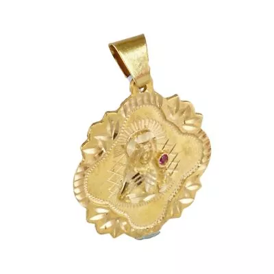 Santa Barbara Gold Medal | Yellow Gold 10K | 1.5 Inches • $550
