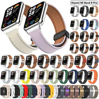 For Xiaomi Mi Band 8 Pro Smart Watch Leather/Metal/Silicone Strap Band Bracelet  • £11.03