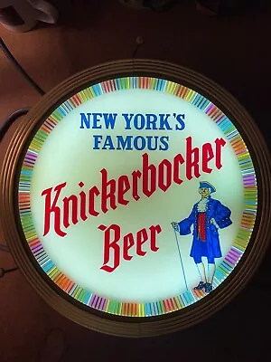 1950s Vintage Rare Knickerbocker Beer Motion Lighted Sign • $1250