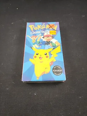 Pokemon Vol. 1: I Choose You! Pikachu! VHS 1998 Unopened PokéRap Sealed (RB) • $179.99
