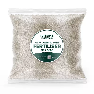 Ivisons 6-9-6 Pre Seed Granular Fertiliser For New Lawns & Overseeding Grass • £24.99