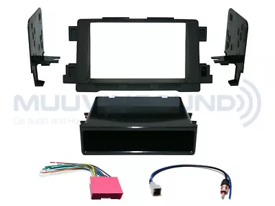 Radio Stereo Installation Dash Kit Combo Single DIN + Harness + Antenna MA46 • $38.99