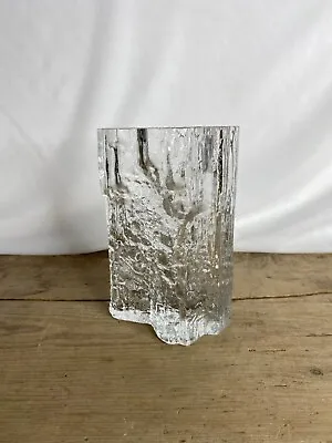 Iceberg Vase Tapio Wirkkala (Finland) Iittala Glass - Avena 3429 Good Condition • £75