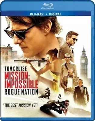 Mission: Impossible: Rogue Nation Blu-ray 2015 New With Slip Cover & Ships Free • $6.99