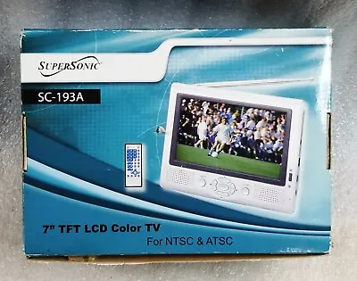Supersonic #SC-193A 7  TFT LCD Color TV • $37.23