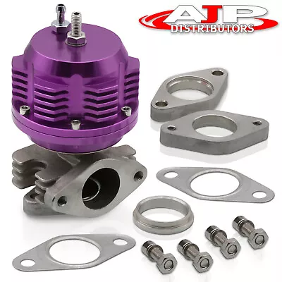 38mm Jdm Purple Turbo Boost Manifold Adapter Pipe Waste Gate Mount Adjustable • $34.99