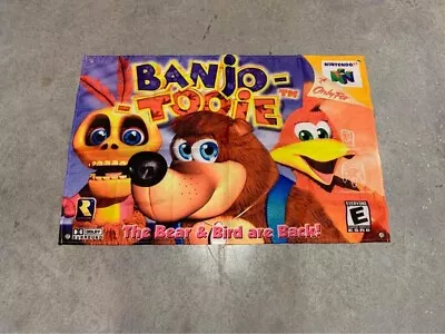 £9.82 • Buy Banjo-Tooie Custom Wall Flag Banner Tapestry 2 X 3 Ft, N64, Banjo Tooie