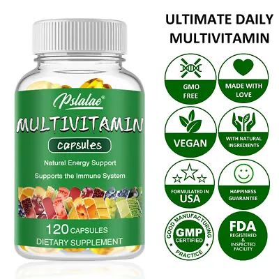 Multivitamin Capsules - With Inositol Biotin Coenzyme Q10 - Immune Support • £7.45
