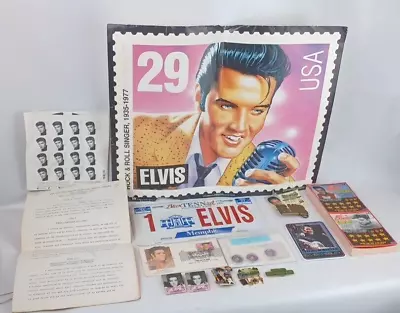 Elvis Presley 13 Item Memorabilia Lot • $49.99