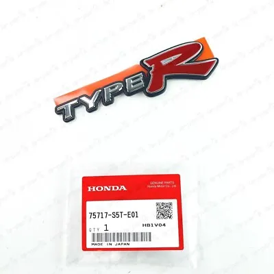 Honda Civic Type-R Rear Emblem Red EP3 75717-S5T-E01 Shipped From Japan • $34.15