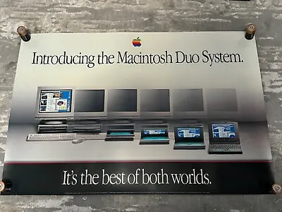 Vintage Apple  Introducing The Macintosh Duo System  Poster • $100