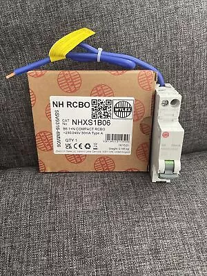 Wylex B6 Miniature RCBO NHXS1B06 Type A 6amp • £16