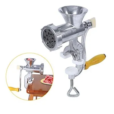 Aluminium Alloy Meat Grinder Clamp On Hand Grinder Hand Operate Manual Meat G... • $33
