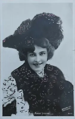 Vintage Theatrical Postcard Miss Madge Lessing • £1.25