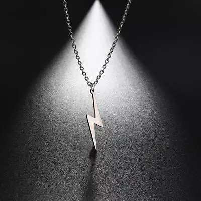 Lightning Necklaces For Women Mountain Heart Stainless Steel Necklace Choker • $6.59