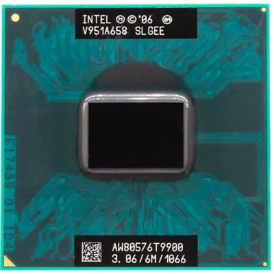 Intel Core 2 Duo T9300 T9500 T9600 T9800 T9900 Mobile CPU Socket P Processor • $14.98