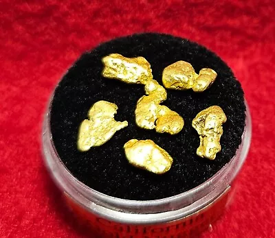 California Natural Gold Nuggets 3.1 Grams In A Gem Jar W/lid • $232