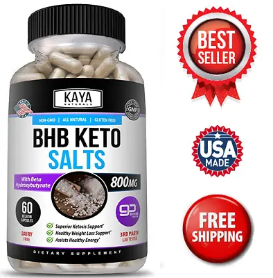 Keto BHB Diet Pills Advanced Keto Weight Loss GoBHB Pills Carb Blocker • $9.98