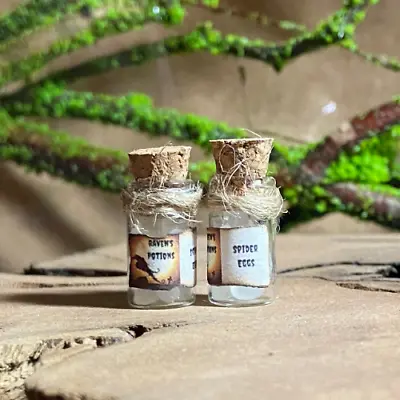 Dollhouse Miniature 1/12 Scale Potion Apothecary Jar Wizard Witch House Decor • $9.94
