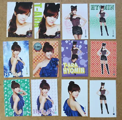 T-ara Tara Card Lot  - Hyomin Park Sun-young Korean KPOP STAR - 12 Cards  • $122