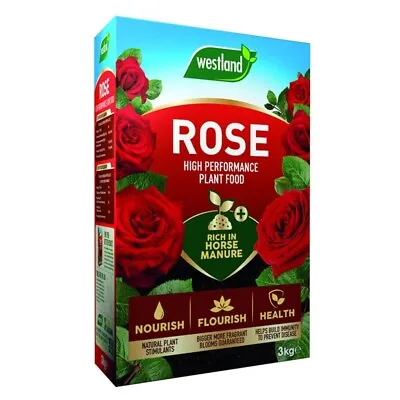 Westland Rose Food Enriched Horse Manure 3kg (20100234) • £8.99