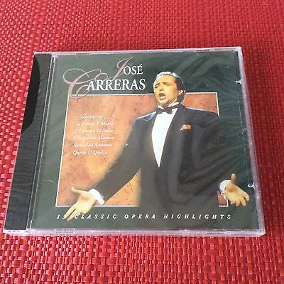 13 CLASSIC OPERA HIGHLIGHTS Jose Carreras Audio CD Album NEW SEALED MINT • $3.72