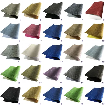 £1.99 • Buy Glitter Fabric Material A4, A5 Sheets  Bows Bags Shoes Crafts Code # 243