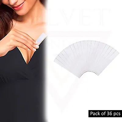 36Pcs Double Sided Body Tape And Clothing Tape Transparent Skin Tape Bra Tape • £3.65