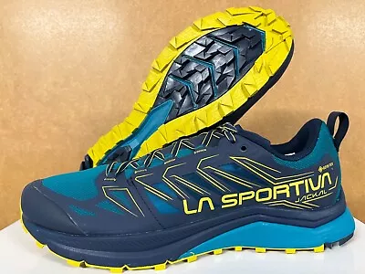 La Sportiva Jackal GTX GORETEX H2OPROOF Night Blue Moss 13 Trail Running Vibram • $119.79