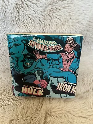 Vintage Ceramic Money Box Marvel Superheroes Ceramic SpiderManIron Man And Hulk • £12.25