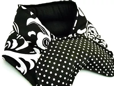 Microwave Neck Wrap Eye Pillow Hot Cold Pack Heating Pad Rice Bag Gift Set Prpl • $38.95