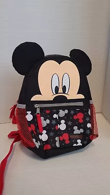 Disney Baby Mickey Mouse Harness Gray Red Black Backpack • $7