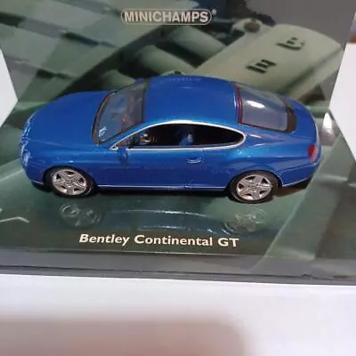Minichamps 1/43 Bentley Continental Gt Blue Metallic • $152.93