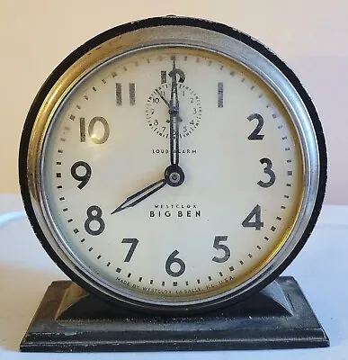 Westclox Big Ben - Antique Wind Up Clock - Parts Or Fixer Upper! • $20