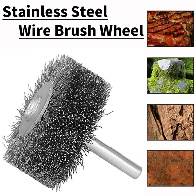 2'' Stainless Steel Wire Brush Wheel 50mm F Die Grinder Rotary Tool Rust Removal • $15.82
