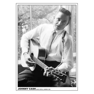 Johnny Cash Poster – Savoy Hotel London 1959 – 84 X 59 Cm 34  X 23  • $14.95