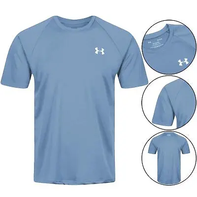Under Armour Mens T-Shirt Short Sleeve Gym Fitness Heatgear Running Breathable • £11.99
