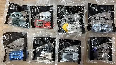 2003 McDonald's Happy Meal Toys Hot Wheels Complete Set Of 8 New Factory  Sealed • $18.99